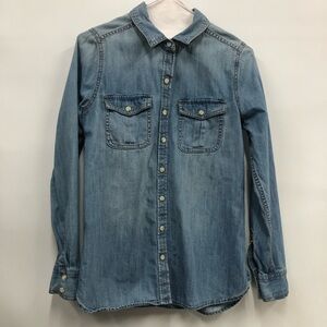 Mossimo Supply Co. Chambray Denim Shirt size medium
